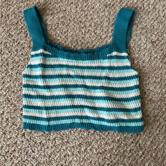 Wild fable crochet cropped tank top - Picture 1 of 3